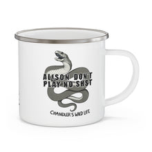 Load image into Gallery viewer, Alison Don't Play No Sh$t Camping Mug