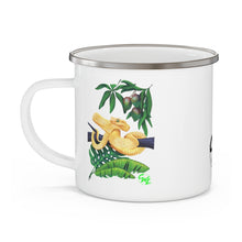 Load image into Gallery viewer, Yellow Eyelash Viper Camping Mug