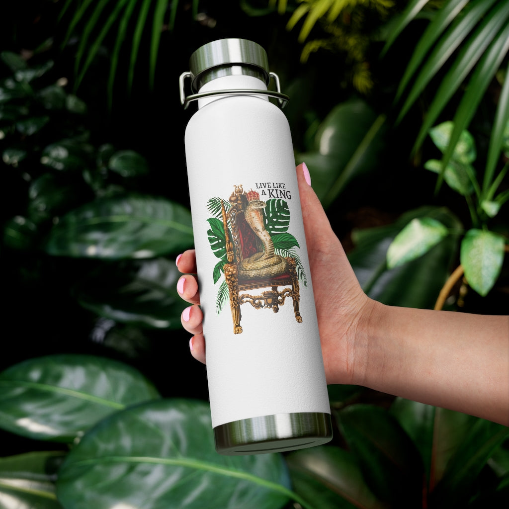 Live Like A King Insulated Bottle