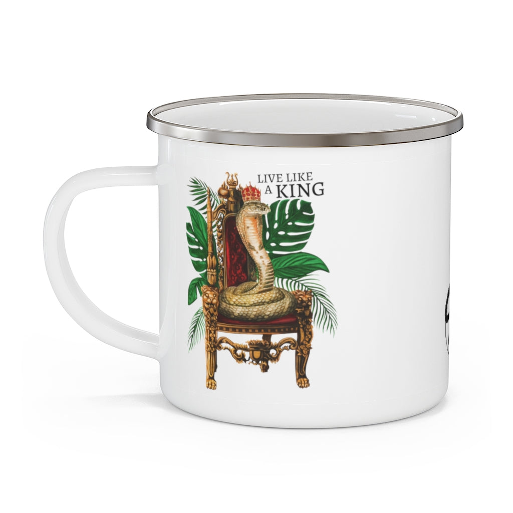 Live Like A King Camping Mug