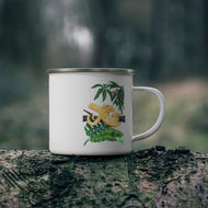 Yellow Eyelash Viper Camping Mug